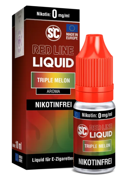 SC Red Line Nikotin Liquid Triple Melon 0mg (Steuer)