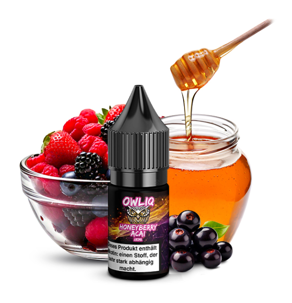 OWLIQ Honeyberry Acai Nikotinsalz Liquid 10ml 10mg (Steuer)