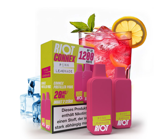 RIOT SQUAD Connex Pod - Pink Lemonade 20mg 2er Pack