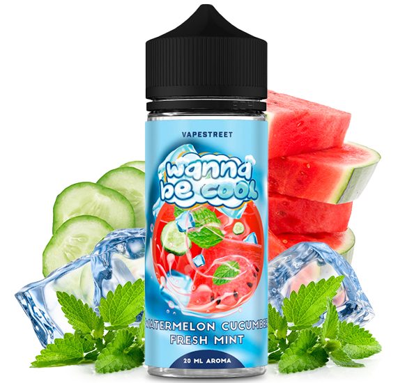WANNA BE COOL Watermelon Cucumber Fresh Mint Aroma 20ml