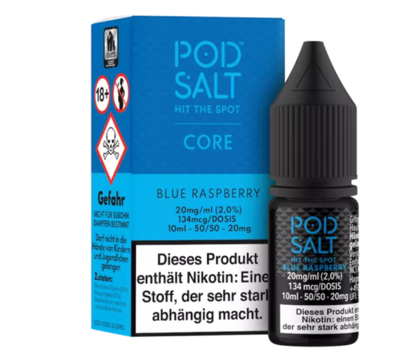 Pod Salt Blue Raspberry 11 mg 10ml (Steuer)