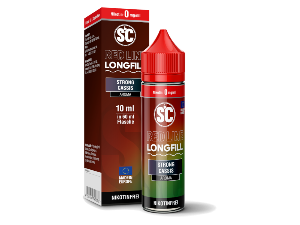 SC Red Line Strong Cassis V2 10ml Aroma Longfill (Steuer)