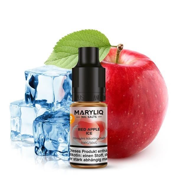 MARYLIQ 10ml Red Apple ice Nikotinsalzliquid 10mg (Steuer)