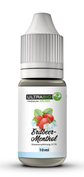 Ultrabio Erdbeer-Menthol 10ml Aroma (Steuer)