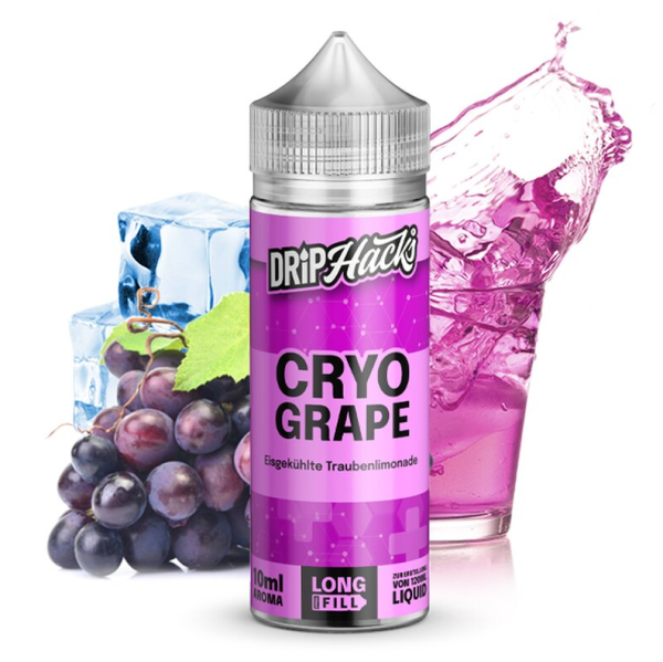Drip Hacks Cryo Grape Aroma 10ml Longfill (Steuer)
