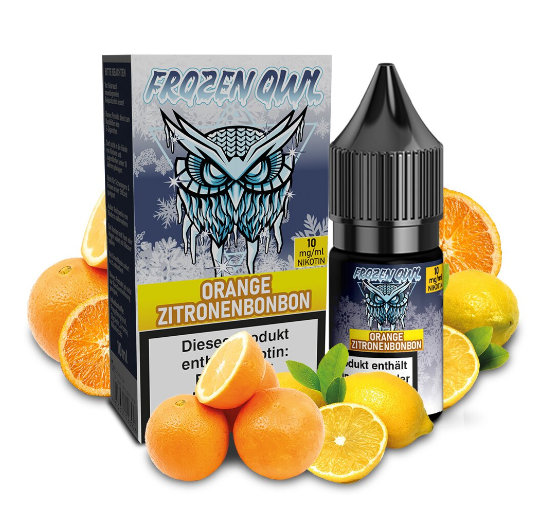 Frozen OWL Orange Zitronenbonbon Nikotinsalz Liquid 10ml 10mg (Steuer)