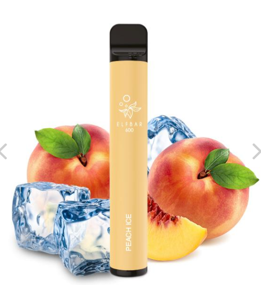 Elfbar 600 Einweg E-Zigarette Peach-Ice 20mg (Steuer)
