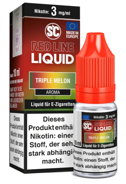 SC Red Line Nikotin Liquid Triple Melon 3mg (Steuer)