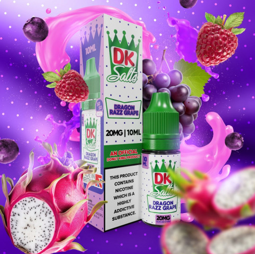 DK Salts Liquid Dragon Razz Grape 10ml 10mg (Steuer)