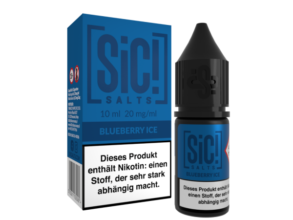 SIC! Blueberry Ice Nikotinsalz Liquid 10ml 20mg (Steuer)