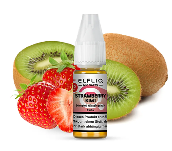 Elfbar Elfliq Strawberry Kiwi Nikotinsalzliquid 20mg 10ml (Steuer)