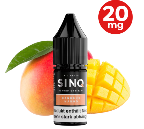 SINQ Niktoinsalz Liquid Bangkok Mango 10ml 20mg