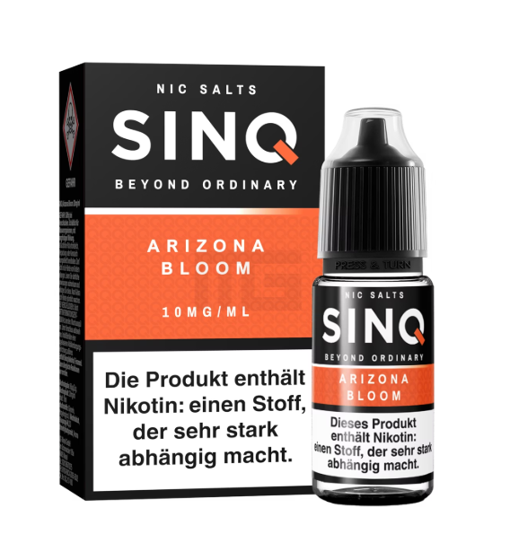 SINQ Niktoinsalz Liquid Arizona Bloom 10ml 10mg