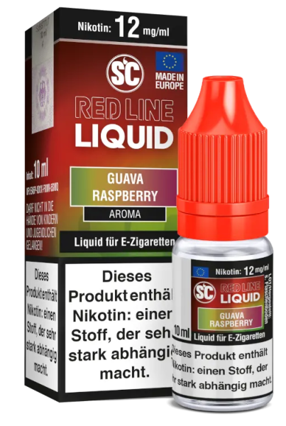SC Red Line Nikotin Liquid Guava Raspberry 12mg (Steuer)
