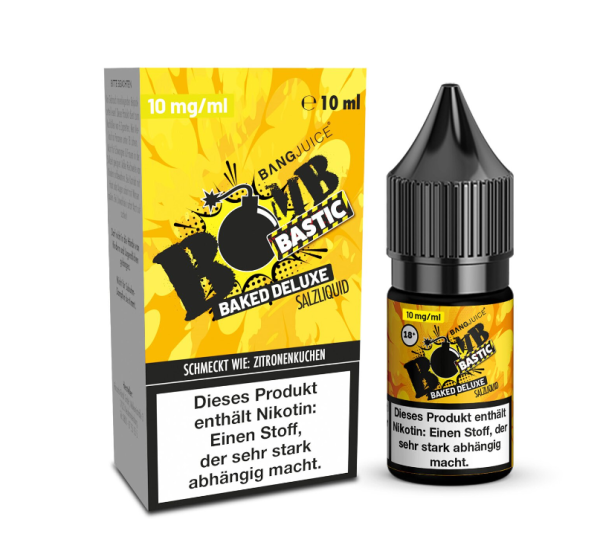 Bang Juice - BOMBBASTIC - Baked Deluxe Liquid 10 ml 10 mg