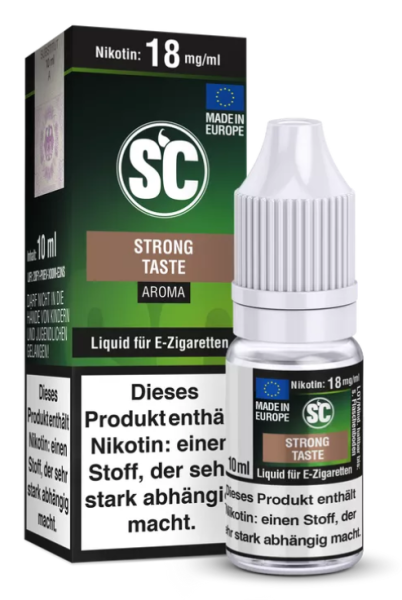 SC Strong Taste 0mg 10ml (Steuer)