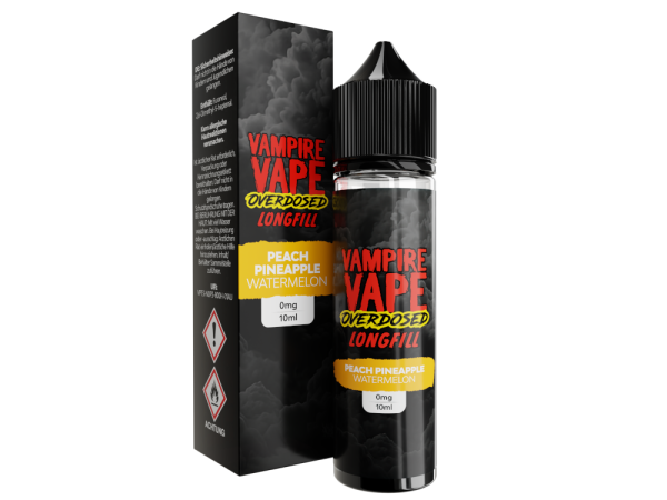 Vampire Vape -Overdosed- Peach Pineapple Watermelon 10ml Aroma Longfill (Steuer)
