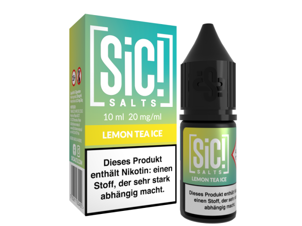 SIC! Lemon Tea Ice Nikotinsalz Liquid 10ml 20mg (Steuer)