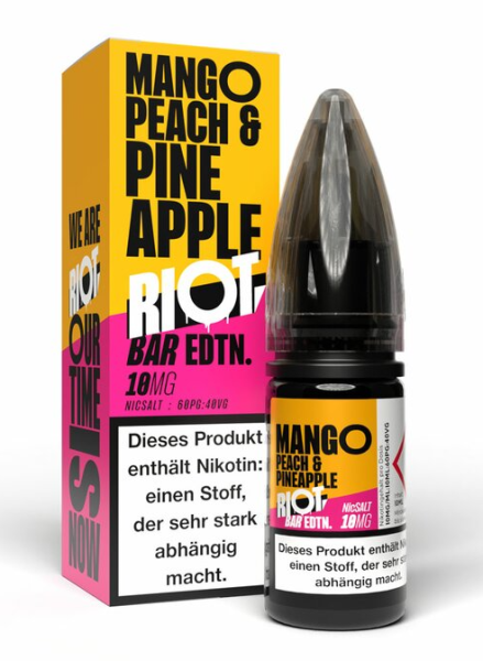 Riot Squad NikSalt Mango Peach Pineapple 10mg 10ml (Steuer)