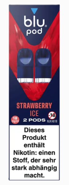 blu Pod Strawberry Ice 18mg 2er Pack