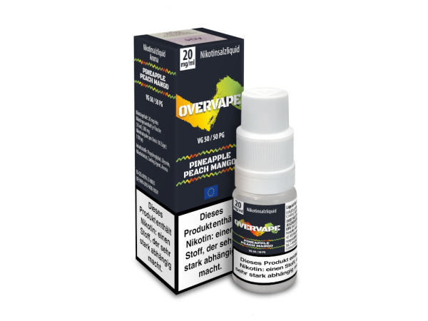 Overvape Pineapple Peach Mango NicSalt 20mg 10ml