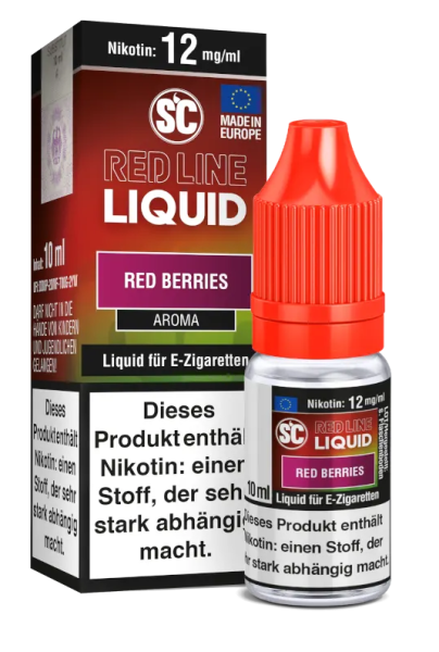 SC Red Line Nikotin Liquid Red Berries 12mg (Steuer)