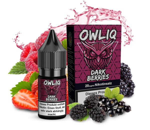 OWLIQ Dark Berries Nikotinsalz Liquid 10ml 20mg (Steuer)