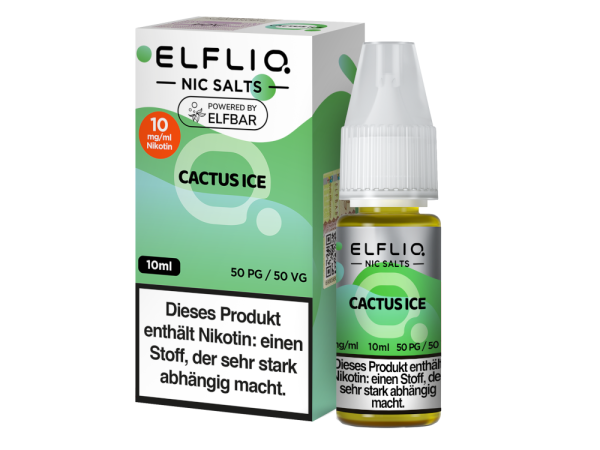 Elfbar Elfliq Cactus Ice 10mg Nikotinsalzliquid 10ml (Steuer)