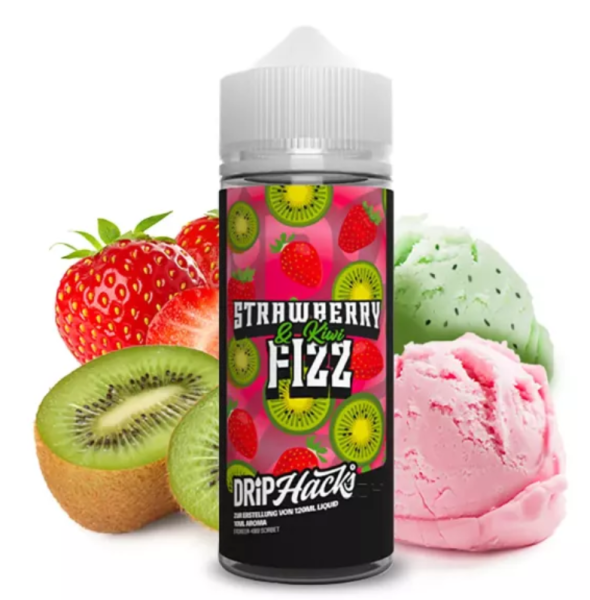 Drip Hacks Strawberry Kiwi Fizz 10ml Aroma Longfill (Steuer)
