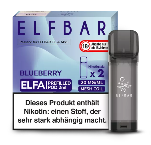 Elfbar ELFA CP Prefilled Pod Blueberry 2er Pack