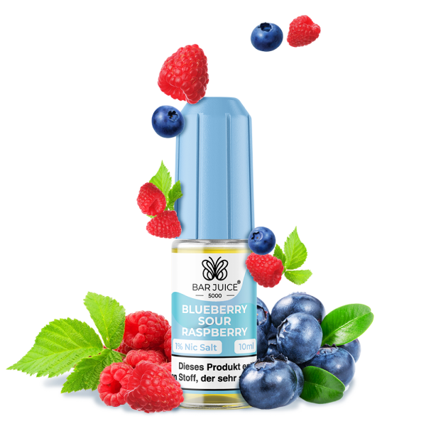 Bar Juice 5000 Blueberry Sour Raspberry NicSalt Liquid 10ml 5mg (Steuer)