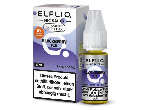 Elfbar Elfliq Blackberry Ice 10mg Nikotinsalzliquid 10ml (Steuer)
