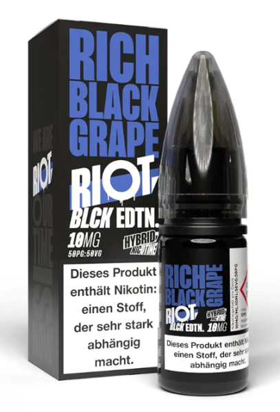 Riot Salt Rich Blacke Grape 10mg 10ml (Steuer)