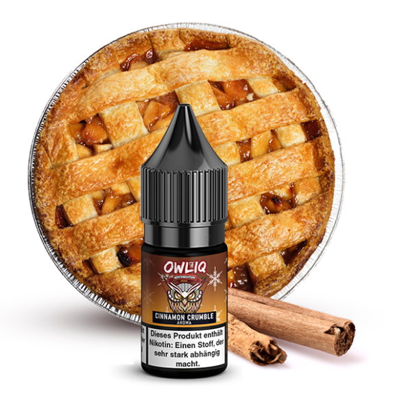 OWLIQ Cinnamon Crumble Nikotinsalz Liquid 10ml 20mg (Steuer)