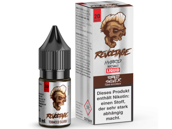 Revoltage Tobacco Silver Hybrid Liquid 10ml 20mg (Steuer)