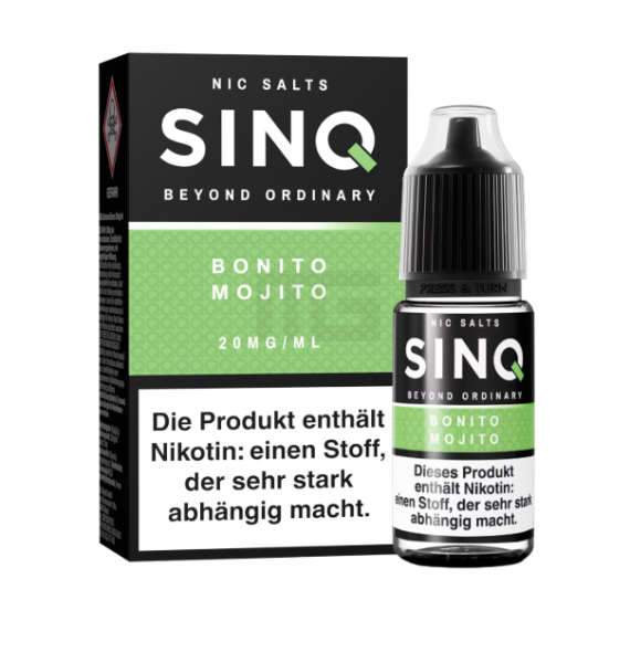 SINQ Niktoinsalz Liquid Bonito Mojito 10ml 20mg