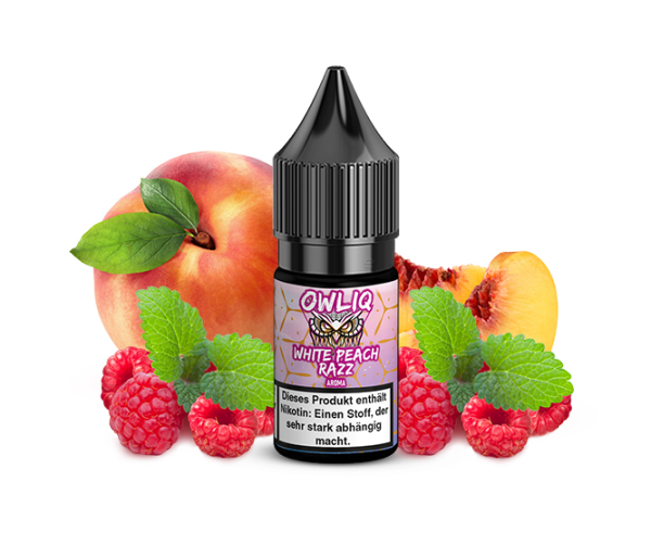 OWLIQ White Peach Razz Nikotinsalz Liquid 10ml 10mg (Steuer)