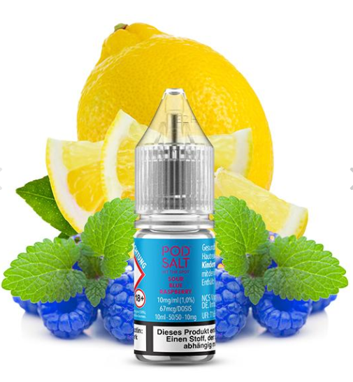 Pod Salt XTRA Sour Blue Raspberry 20 mg 10ml (Steuer)