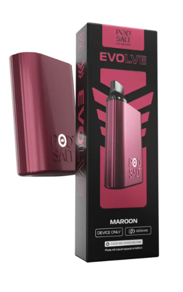 Pod Salt Evolve Box Maroon