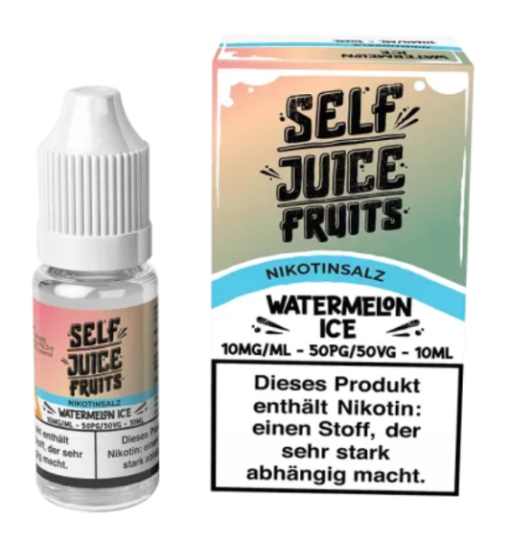 Self Juice Watermelon Ice Nikotinsalz 10mg 10ml (Steuer)