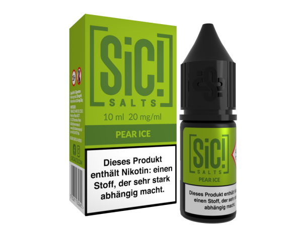 SIC! Pear Ice Nikotinsalz Liquid 10ml 20mg (Steuer)
