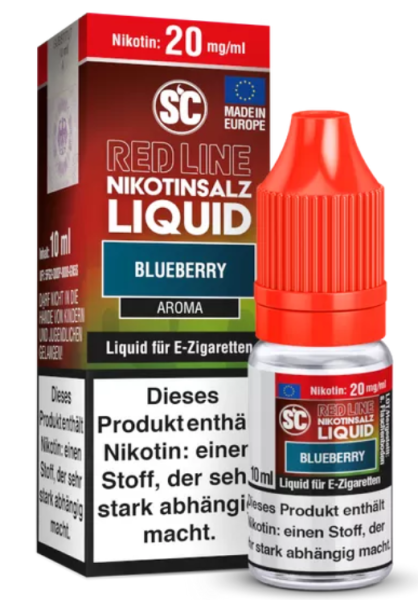 SC Red Line Blueberry 0mg 10ml