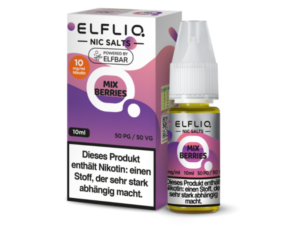 Elfbar Elfliq Mix Berries 10mg Nikotinsalzliquid 10ml (Steuer)