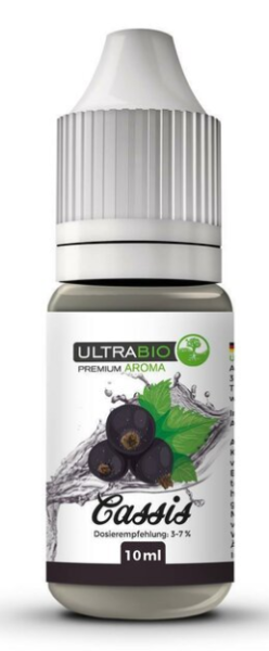 Ultrabio Cassis 10ml Aroma (Steuer)
