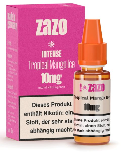 ZAZO Intense Tropical Mango Ice Niksalt 10mg 10ml