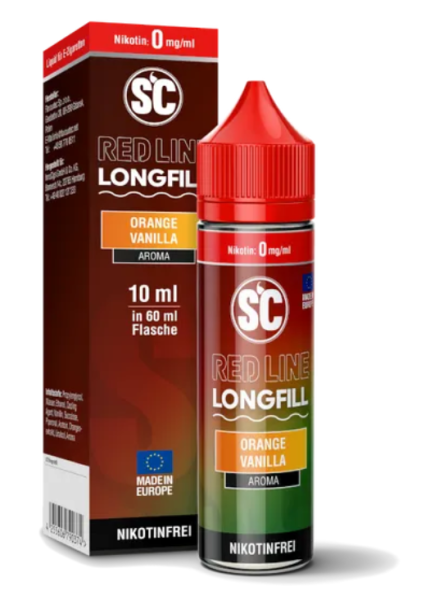 SC Red Line Orange Vanille 10ml Aroma Longfill (Steuer)