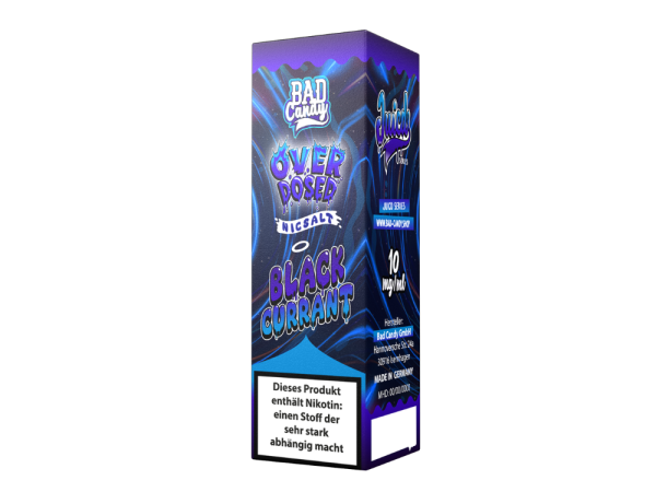 Bad Candy JUICD Nikotinsalz Blackcurrant 10mg 10ml (Steuer)