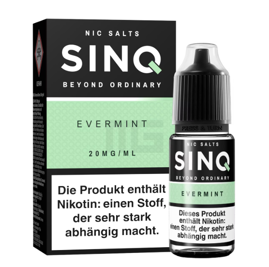 SINQ Niktoinsalz Liquid Evermint 10ml 20mg