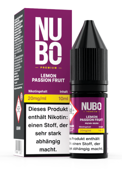 NUBO Lemon Passionfruit 20mg 10ml