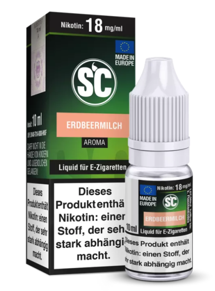 SC Erdbeermilch 6mg 10ml (Steuer)